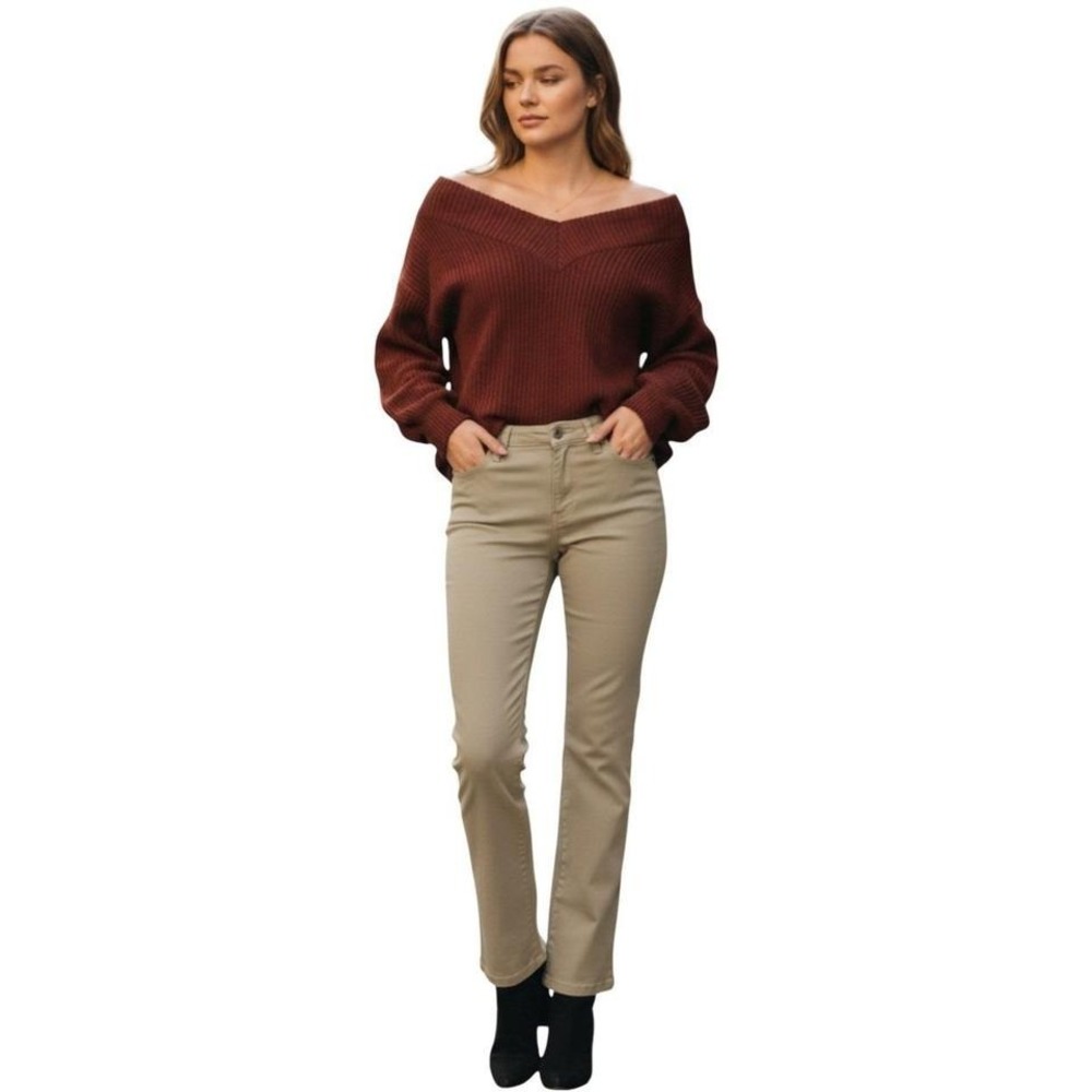RSQ London Skinny Jeans Tan Khaki‎ Stretch Denim Pants Slim Fit 25x28